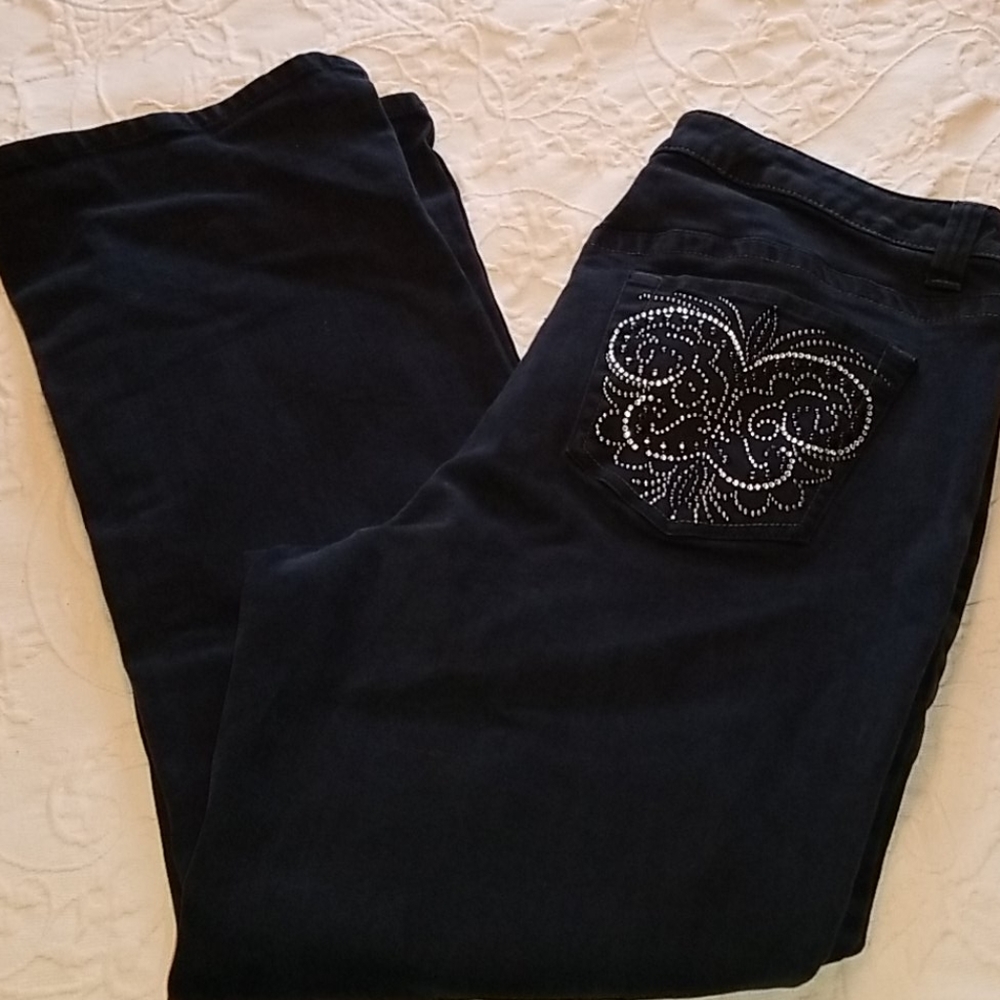 VENEZIA vintage 2000s Aesthetic Black Pants